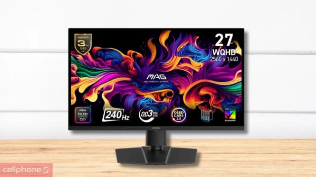 So sánh giá Màn hình Gaming MSI MAG 273QP QD-OLED X24 26.5 inch 2K/QD-OLED/240Hz/0.03ms rẻ nhất? - Ảnh 7