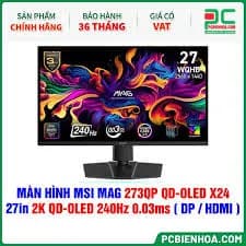 So sánh giá Màn hình Gaming MSI MAG 273QP QD-OLED X24 26.5 inch 2K/QD-OLED/240Hz/0.03ms rẻ nhất? - Ảnh 8