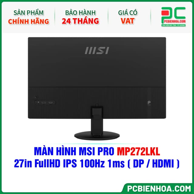 So sánh giá Màn hình MSI PRO MP272LKL 27 inch FHD/IPS/100Hz/1ms rẻ nhất? - Ảnh 9