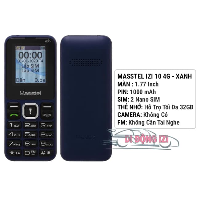 Điện thoại Masstel IZI 10 4G Type-C - 18