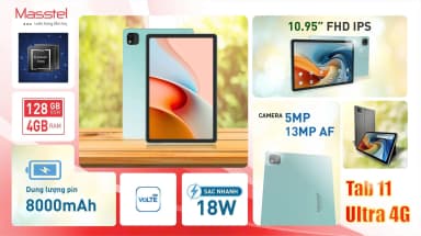 Máy tính bảng Masstel Tab 11 Ultra 4G 4GB/128GB - 3