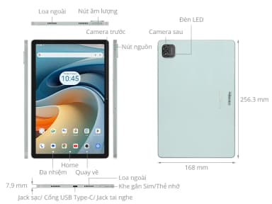 Máy tính bảng Masstel Tab 11 Ultra 4G 4GB/128GB - 6