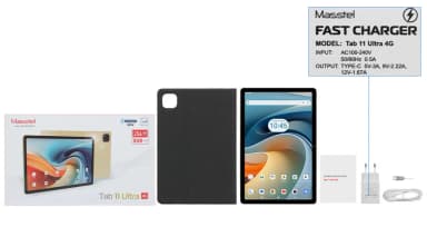 Máy tính bảng Masstel Tab 11 Ultra 4G 8GB/256GB - 9
