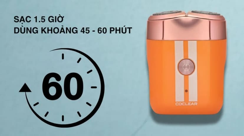 Máy cạo râu khô và ướt Coclear CS007 - Giá rẻ nhất hôm nay - Ảnh 5