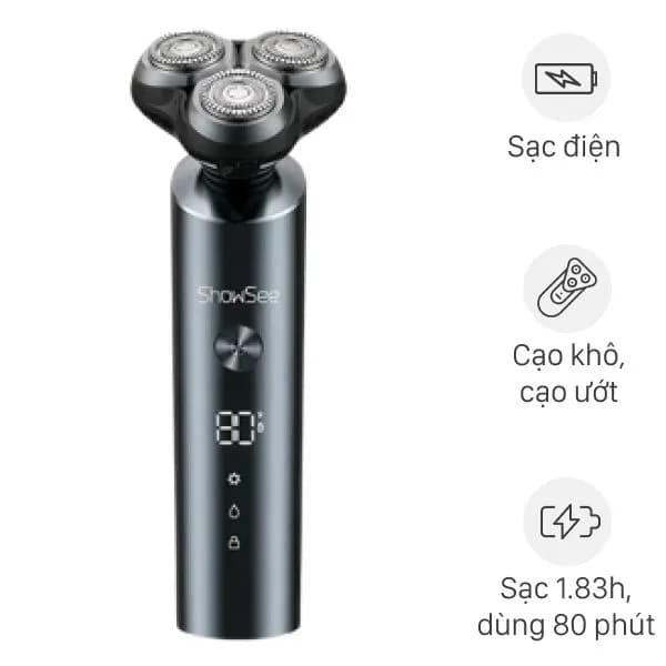Máy cạo râu khô và ướt Showsee F305-GY - Giá rẻ nhất hôm nay - Ảnh 1