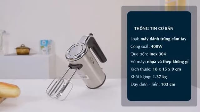 Top 1 so sánh giá Máy đánh trứng AVA HM-168B - Tìm sản phẩm giá rẻ nhất - Ảnh 13