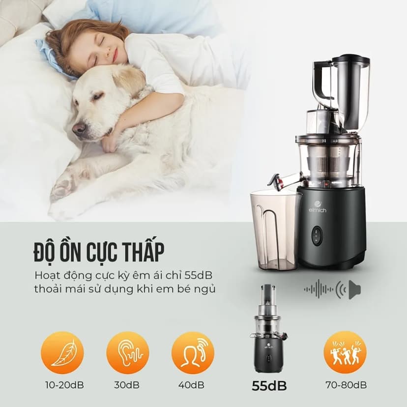 Máy ép chậm Elmich JEE-1855OL - Giá rẻ nhất hôm nay - Ảnh 4