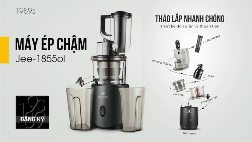 Máy ép chậm Elmich JEE-1855OL - Giá rẻ nhất hôm nay - Ảnh 9