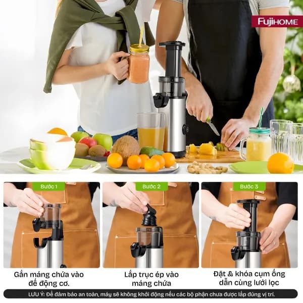 Top 1 so sánh giá Máy ép chậm FUJIHOME SJ08 - Tìm sản phẩm giá rẻ nhất - Ảnh 2
