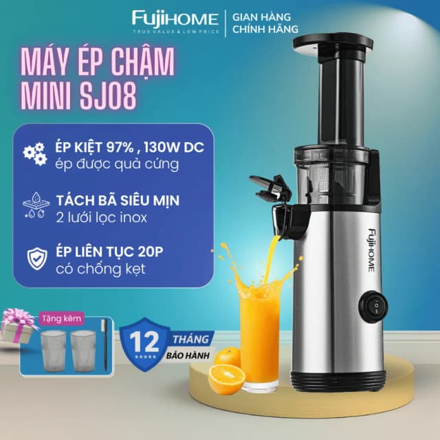 Top 1 so sánh giá Máy ép chậm FUJIHOME SJ08 - Tìm sản phẩm giá rẻ nhất - Ảnh 6
