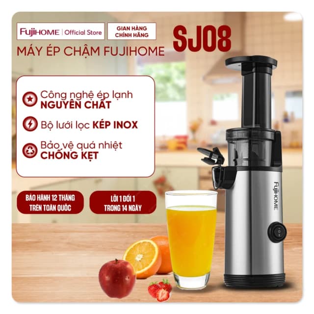 Top 1 so sánh giá Máy ép chậm FUJIHOME SJ08 - Tìm sản phẩm giá rẻ nhất - Ảnh 8