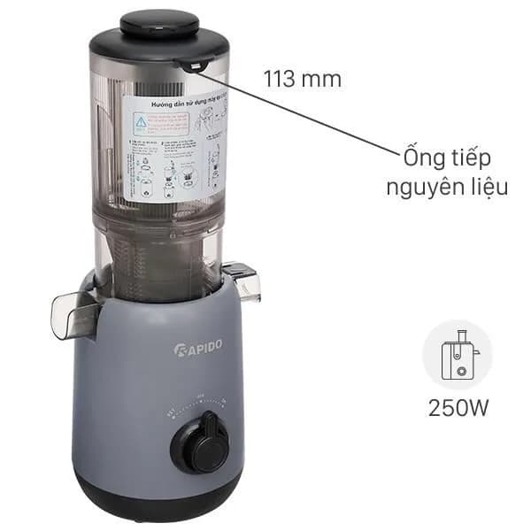 So sánh giá Máy ép chậm Rapido RSJ-250GM rẻ nhất? - Ảnh 3