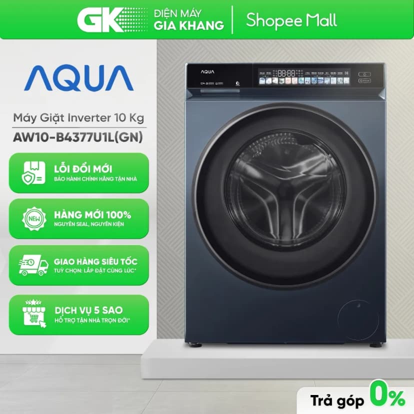 So sánh giá Máy giặt Aqua Inverter 11 kg AW11-BD4657U1M(GN) - Tìm sản phẩm giá rẻ nhất - Ảnh 16