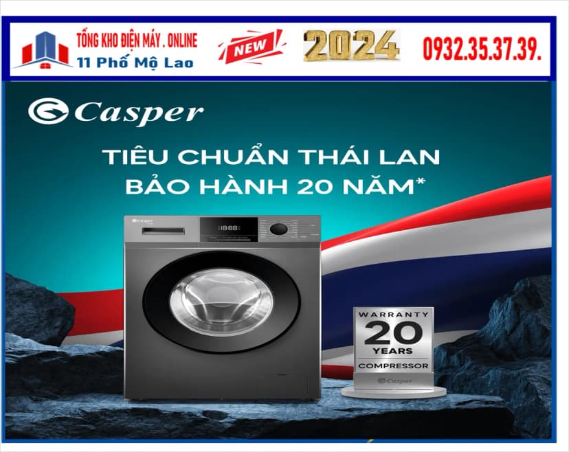 Máy giặt Casper Inverter 9.5 kg WF-95VG5 - Giá rẻ nhất hôm nay - Ảnh 17