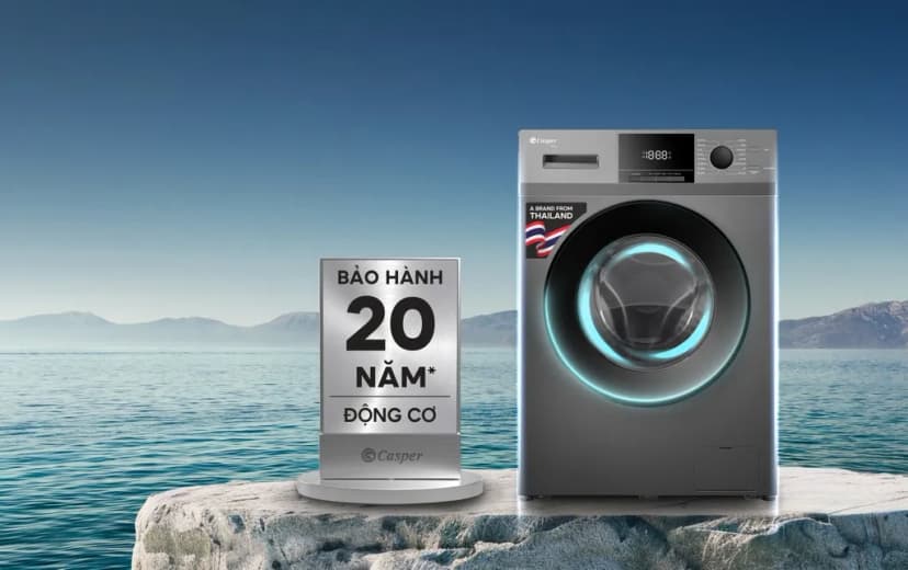 Máy giặt Casper Inverter 9.5 kg WF-95VG5 - Giá rẻ nhất hôm nay - Ảnh 9