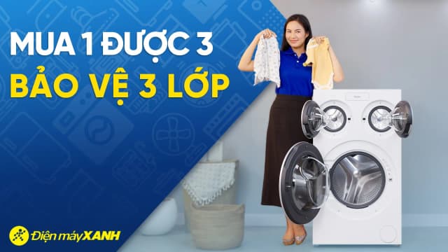 So sánh giá Máy giặt Haier 3 lồng MultiWash Inverter 14 kg (12 kg + 2x1 kg) HW140-BD14697WU1 rẻ nhất? - Ảnh 2
