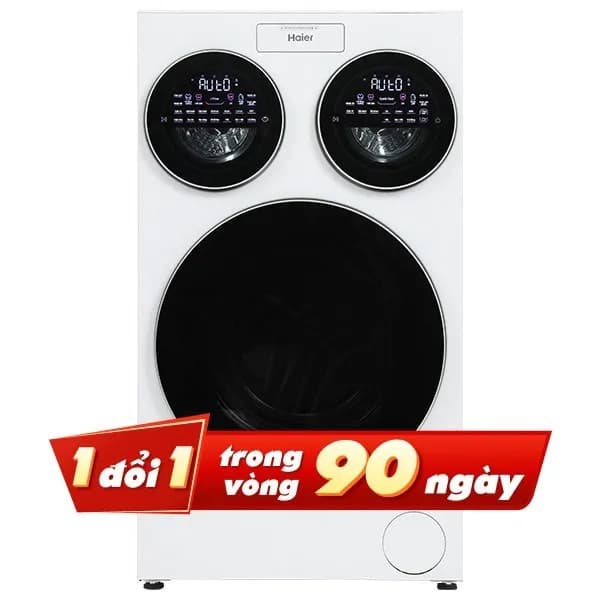 So sánh giá Máy giặt Haier 3 lồng MultiWash Inverter 14 kg (12 kg + 2x1 kg) HW140-BD14697WU1 rẻ nhất? - Ảnh 3