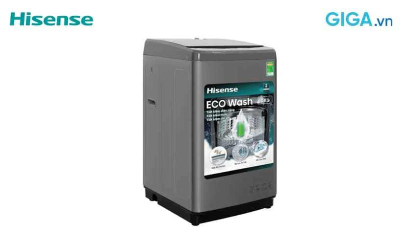 Máy giặt Hisense 8 kg WTZQ8012UT - Giá rẻ nhất hôm nay - Ảnh 7