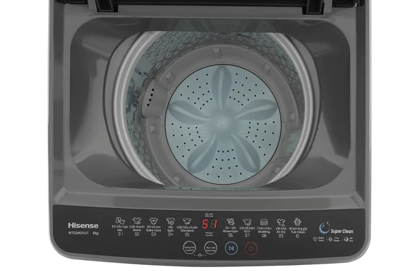 Máy giặt Hisense 8 kg WTZQ8012UT - Giá rẻ nhất hôm nay - Ảnh 8