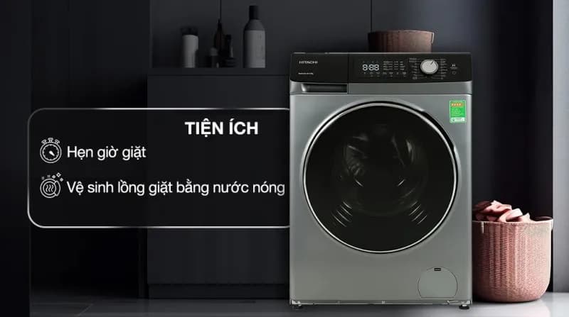 Máy giặt Hitachi Inverter 10.5 kg BD-1054HVOS - Giá rẻ nhất hôm nay - Ảnh 13