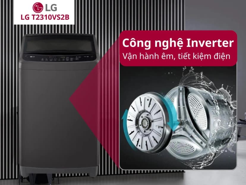 Máy giặt LG TurboDrum Inverter 10 kg T2310VS2B - Giá rẻ nhất hôm nay - Ảnh 17