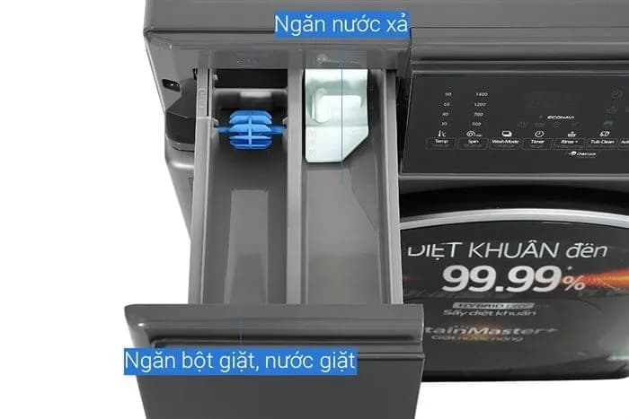 Máy giặt Panasonic Inverter giặt 10.5 kg - sấy tiện ích 2 kg NA-V105FC1LV - Giá rẻ nhất hôm nay - Ảnh 12