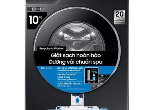 Máy giặt Samsung AI EcoBubble Inverter 10 kg WW10DG6U34LBSV - Giá rẻ nhất hôm nay - Ảnh 5