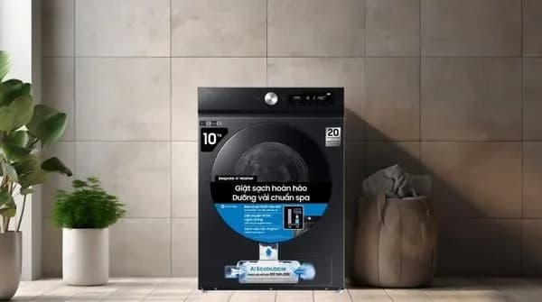 So sánh giá Máy giặt Samsung Bespoke AI EcoBubble Inverter 10 kg WW10DB7U34GBSV rẻ nhất? - Ảnh 17