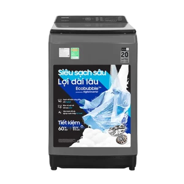 Top 1 so sánh giá Máy giặt Samsung Ecobubble Inverter 12.5 kg WA40F12E4CSV - Tìm sản phẩm giá rẻ nhất - Ảnh 14
