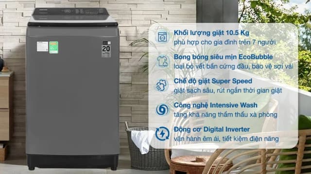 Top 1 so sánh giá Máy giặt Samsung Ecobubble Inverter 12.5 kg WA40F12E4CSV - Tìm sản phẩm giá rẻ nhất - Ảnh 20