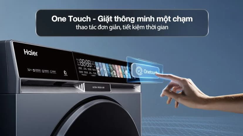 Máy giặt sấy Haier Inverter giặt 14 kg - sấy 8 kg HWD140-BD14387GNU1 - Giá rẻ nhất hôm nay - Ảnh 11