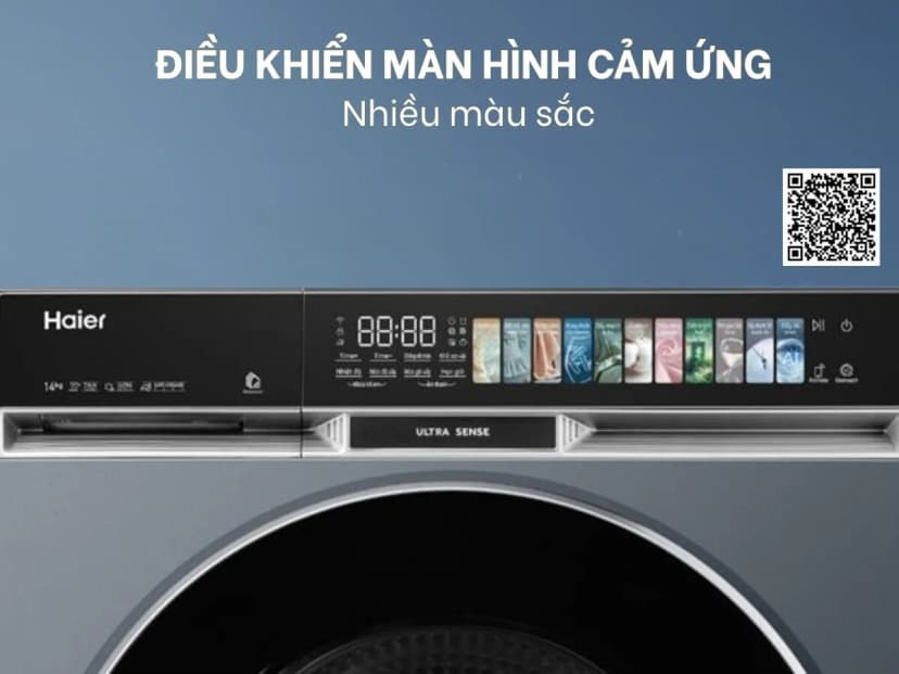 Máy giặt sấy Haier Inverter giặt 14 kg - sấy 8 kg HWD140-BD14387GNU1 - Giá rẻ nhất hôm nay - Ảnh 15
