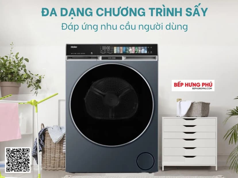 Máy giặt sấy Haier Inverter giặt 14 kg - sấy 8 kg HWD140-BD14387GNU1 - Giá rẻ nhất hôm nay - Ảnh 17