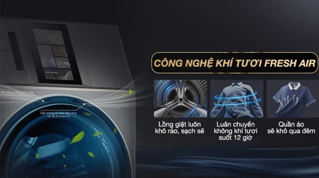 So sánh giá Máy giặt sấy Haier L+ Inverter giặt 24 kg - sấy 16 kg HWD240-BD12LU1L(GN) rẻ nhất? - Ảnh 14