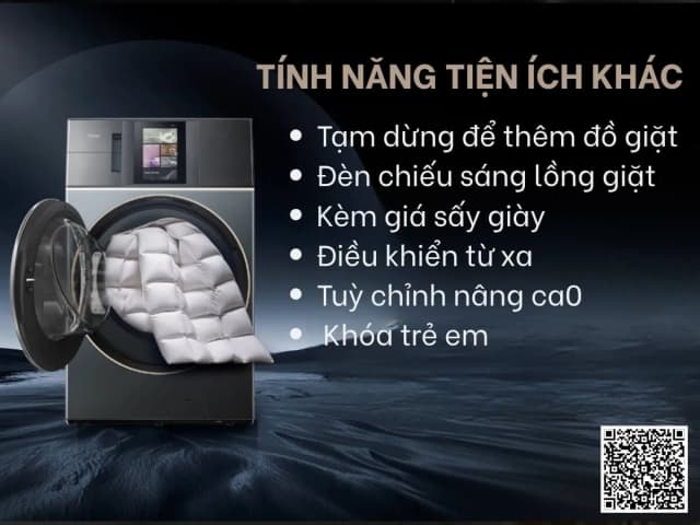 So sánh giá Máy giặt sấy Haier L+ Inverter giặt 24 kg - sấy 16 kg HWD240-BD12LU1L(GN) rẻ nhất? - Ảnh 16