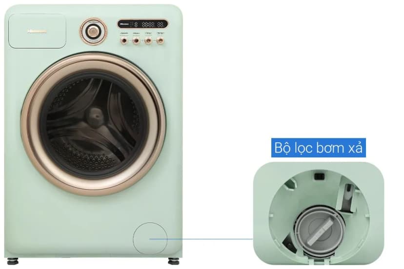 So sánh giá Máy giặt sấy Hisense Roman Holiday Inverter giặt 10.5 kg - sấy 7 kg WD105R5 - Tìm sản phẩm giá rẻ nhất - Ảnh 13