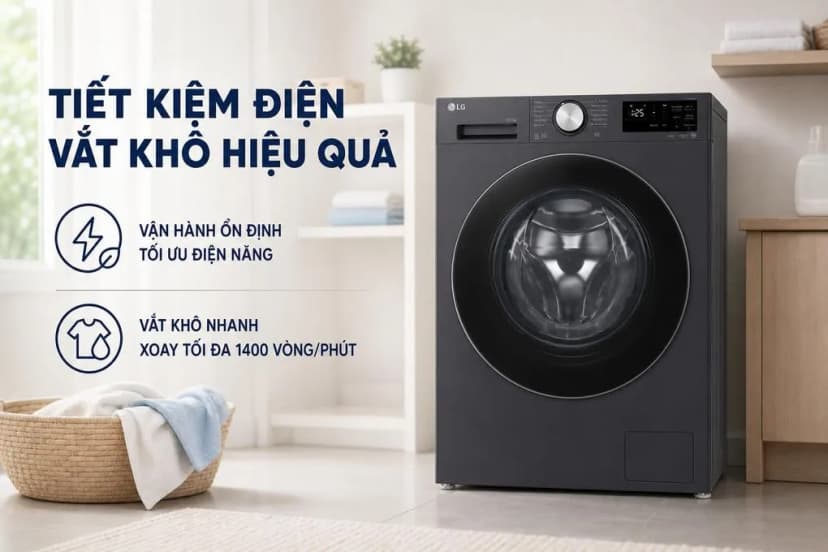 Máy giặt sấy LG Inverter giặt 11 kg - sấy 7 kg FX1411D5G - Giá rẻ nhất hôm nay - Ảnh 4