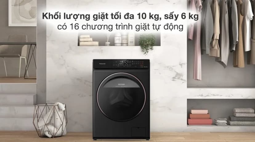Máy giặt sấy Panasonic Inverter giặt 10 kg - sấy 7 kg NA-S20DG1BVT - Giá rẻ nhất hôm nay - Ảnh 13