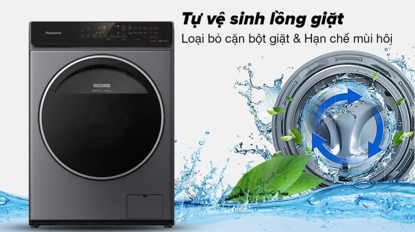 Máy giặt sấy Panasonic Inverter giặt 10 kg - sấy 7 kg NA-S20DG1BVT - Giá rẻ nhất hôm nay - Ảnh 5