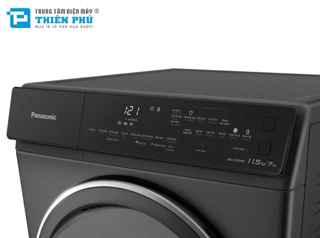 So sánh giá Máy giặt sấy Panasonic Inverter giặt 11.5 kg - sấy 7 kg NA-S157FW1BV rẻ nhất? - Ảnh 10