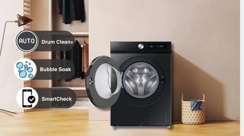 Máy giặt sấy Samsung Bespoke Inverter giặt 12 kg - sấy 7 kg WD12DB7B85GBSV - Giá rẻ nhất hôm nay - Ảnh 4