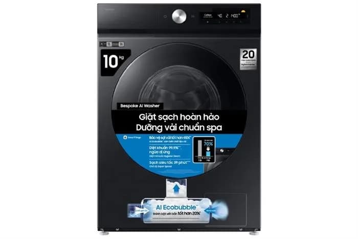 Máy giặt sấy Samsung Ecobubble Inverter giặt 10 kg - sấy 6 kg WD10HG4U04BBSV - Giá rẻ nhất hôm nay - Ảnh 5