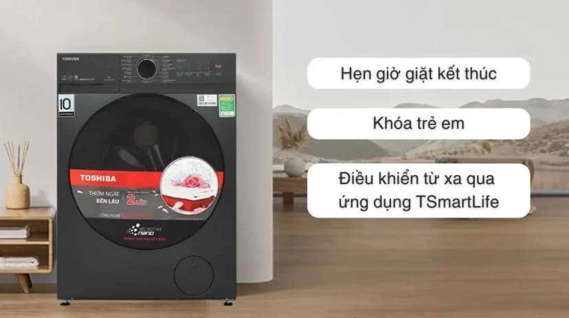 Máy giặt sấy Toshiba Inverter giặt 13 kg - sấy 8 kg TWD-T21BU140UWV(MG) - Giá rẻ nhất hôm nay - Ảnh 7