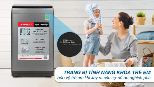 Top 1 so sánh giá Máy giặt Sharp 10 kg ES-TN101EN-DG - Tìm sản phẩm giá rẻ nhất - Ảnh 5