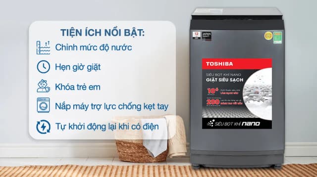 Top 1 so sánh giá Máy giặt Toshiba Inverter 11 kg TW-T33B120UWV(MK) - Tìm sản phẩm giá rẻ nhất - Ảnh 25