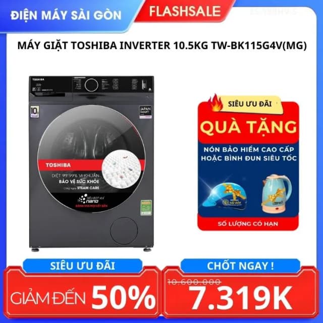 Top 1 so sánh giá Máy giặt Toshiba Inverter 11 kg TW-T33B120UWV(MK) - Tìm sản phẩm giá rẻ nhất - Ảnh 56