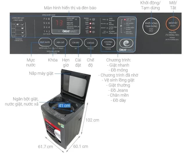 Top 1 so sánh giá Máy giặt Toshiba Inverter 13 kg TW-T33B140UWV(MK) - Tìm sản phẩm giá rẻ nhất - Ảnh 40