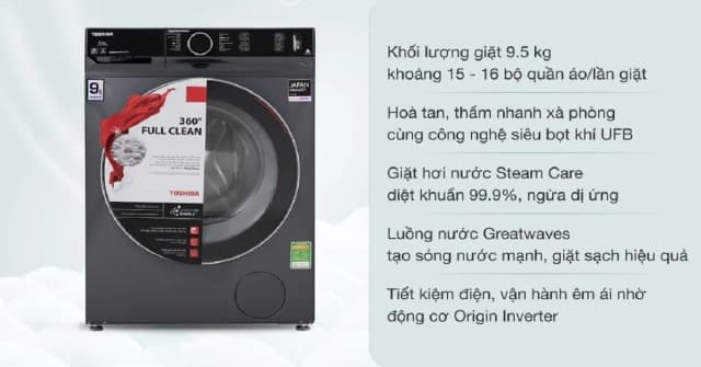 Top 1 so sánh giá Máy giặt Toshiba Inverter 13 kg TW-T33B140UWV(MK) - Tìm sản phẩm giá rẻ nhất - Ảnh 98