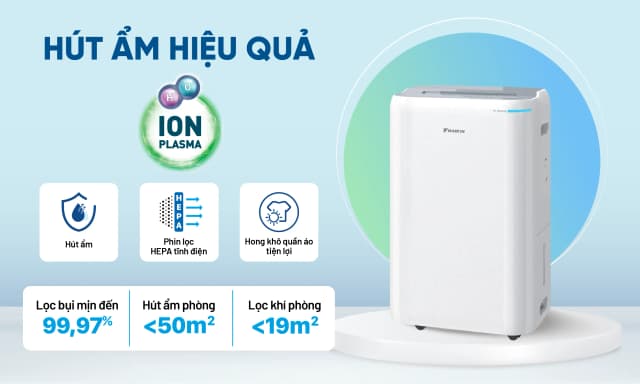 So sánh giá Máy hút ẩm kết hợp lọc không khí Daikin JPF12AV2 rẻ nhất? - Ảnh 3