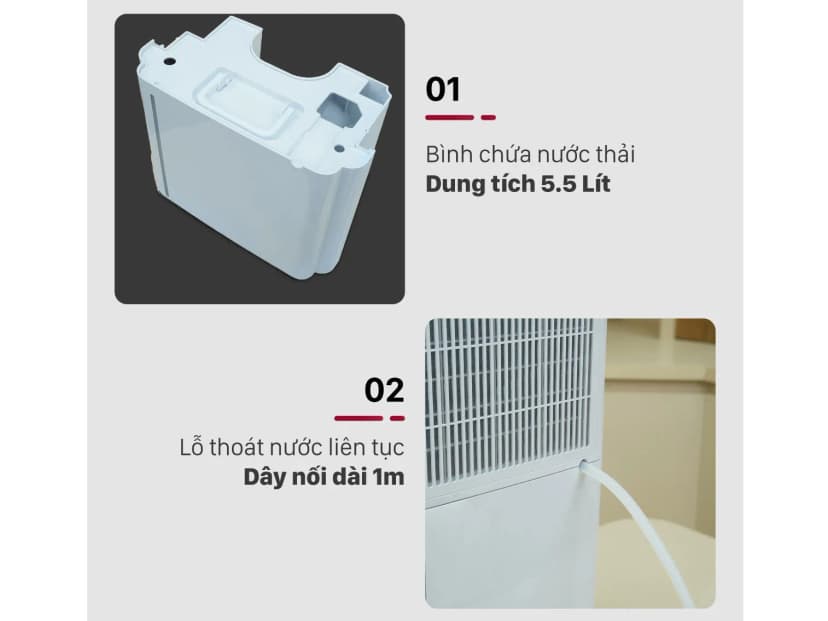 Máy hút ẩm kết hợp lọc không khí FUJIHOME DH14W-HEPA - Giá rẻ nhất hôm nay - Ảnh 12